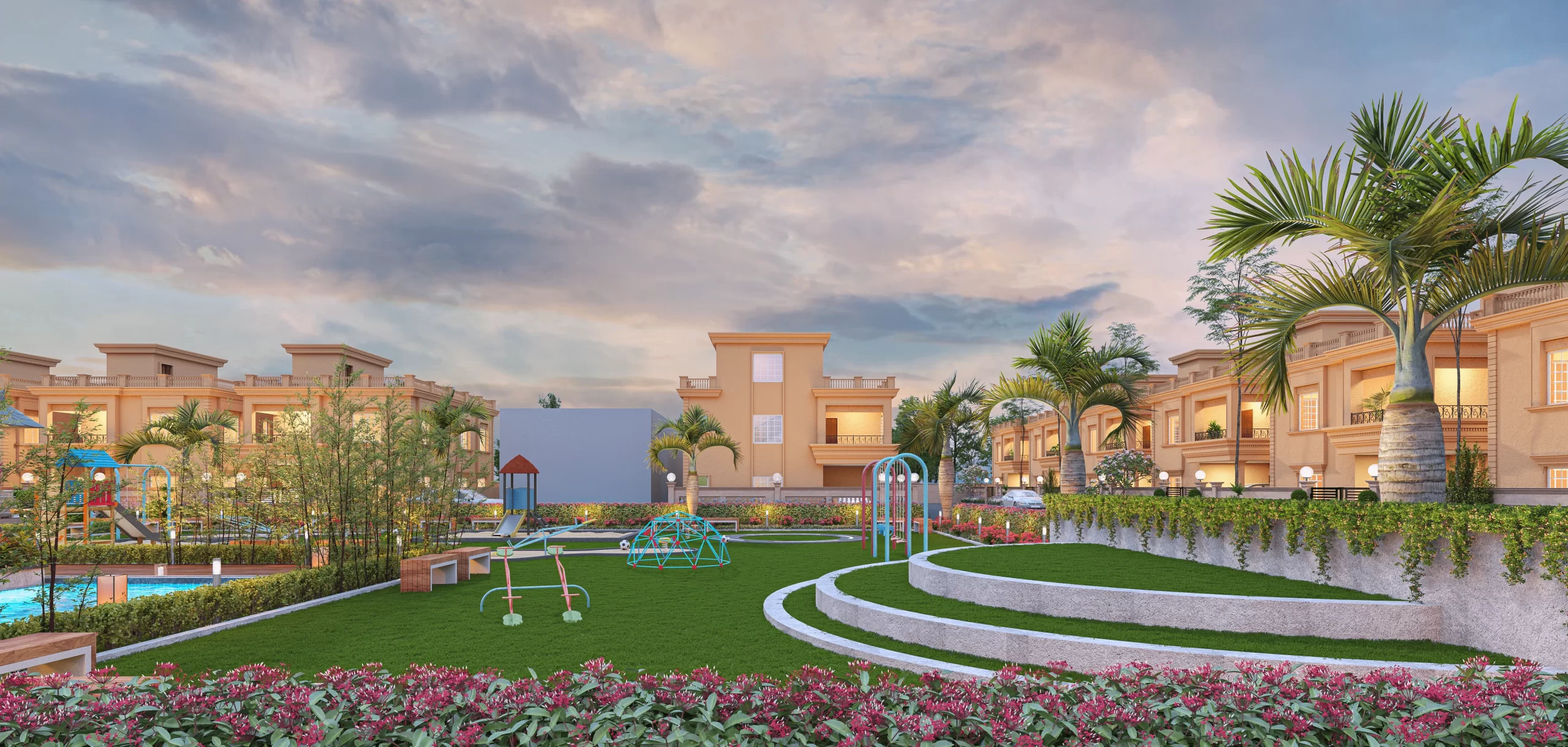 Central Landscaped Park View